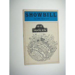 To Be Remembered Showbill 42 St Theatre Row George Keith Houston Texas 1984